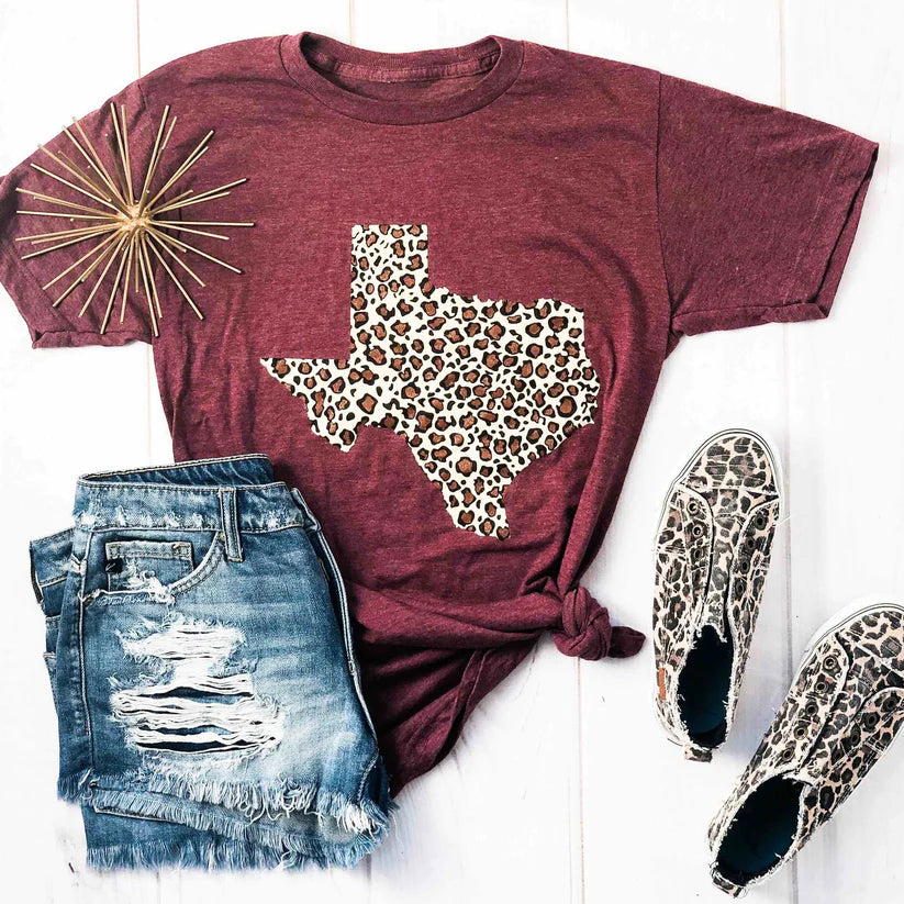 Leopard Texas Tee